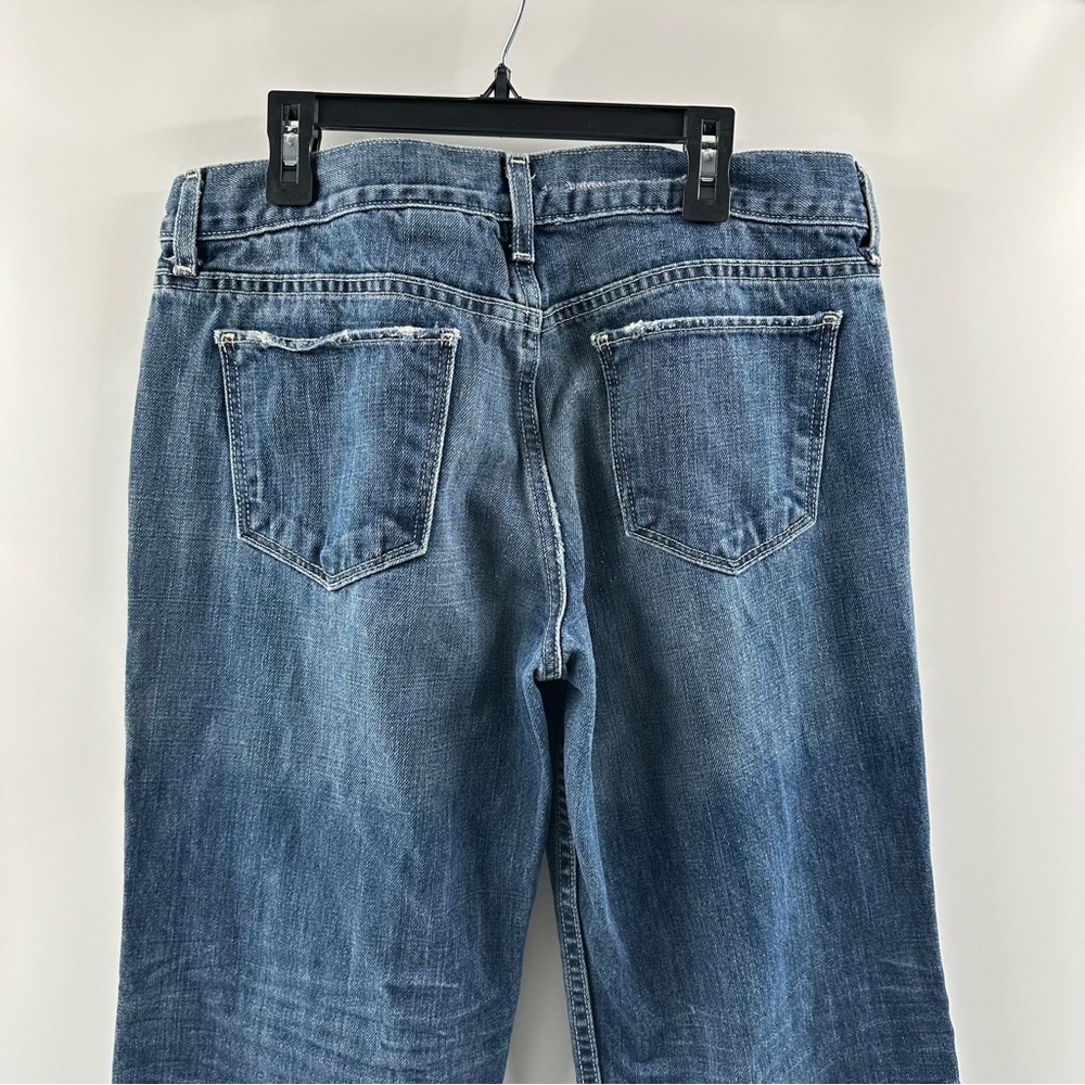 Old Navy Vintage Boy Cut Jeans – Size 10 Short, Medium/Dark Wash, 100% Cotton - Picture 6 of 9